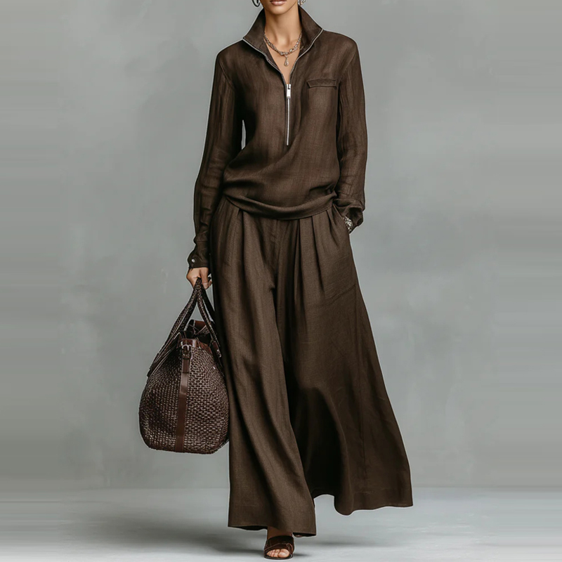 Street Fashion Winter 2026 - 2026 Hight Street Solid Loose 2Pc
