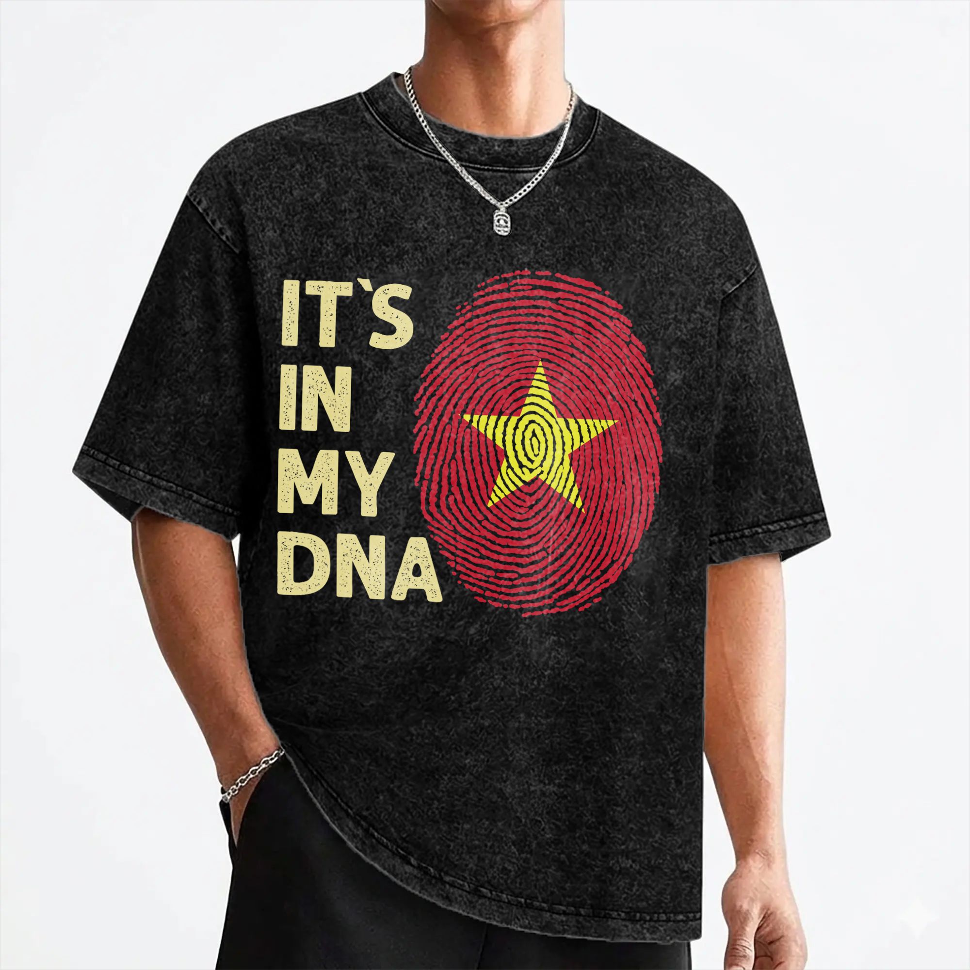 Street Fashion Vietnam - Vietnam in My DNA Vietnam Flag