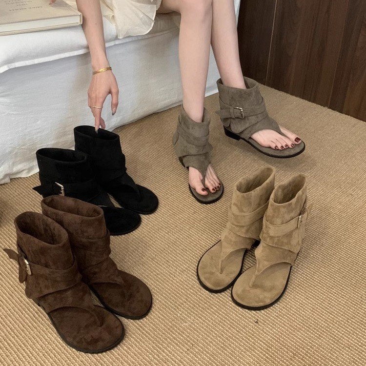 Street Fashion Rome 2025 - New 2025 Summer Women Sandals Boots