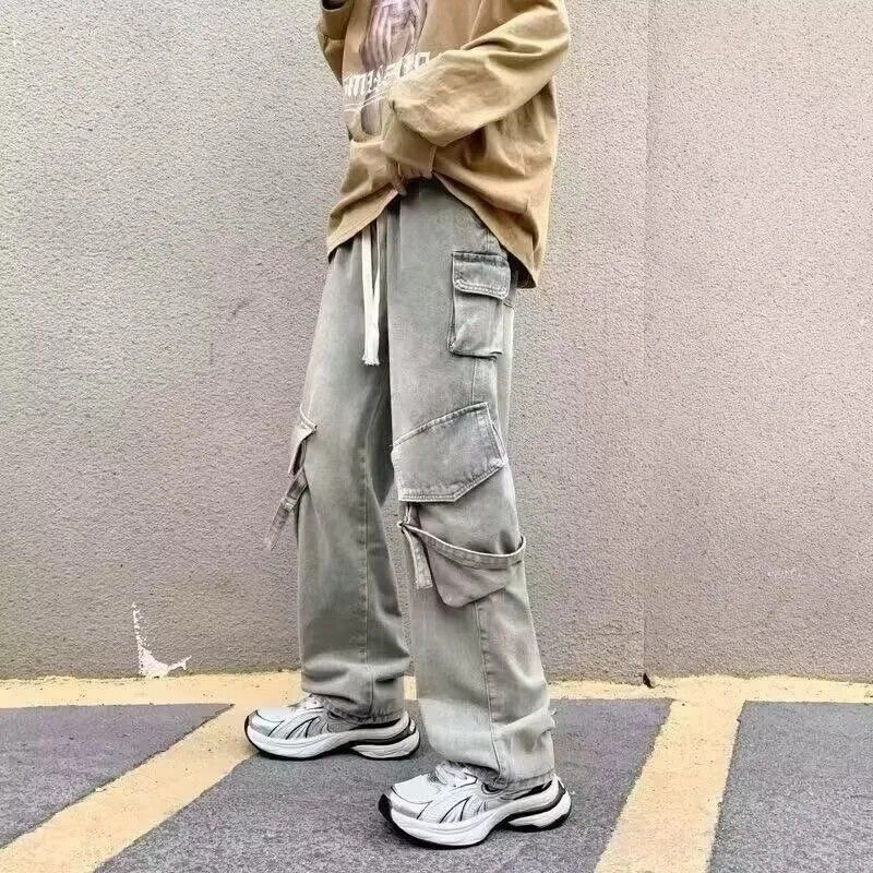 Cargo Pant Wide - American High Street Multi Pocket Cargo
