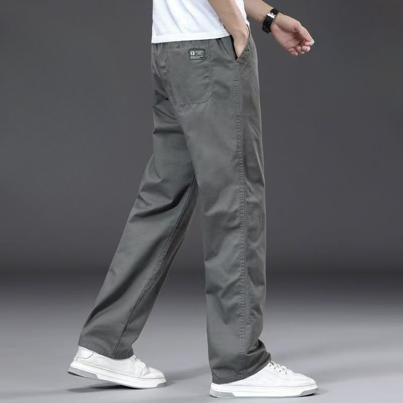 Cargo Pant Wide - Mens 2026 Summer Thin Pure Cotton