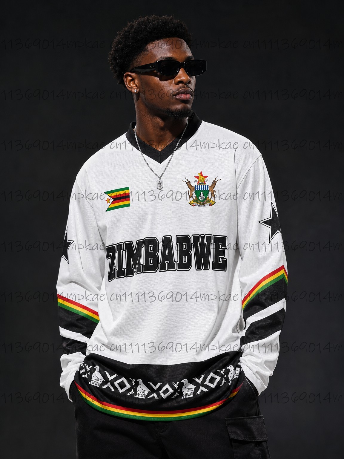 Street Fashion Trends - Autumn Zimbabwe Ethnic Street Style Printed
