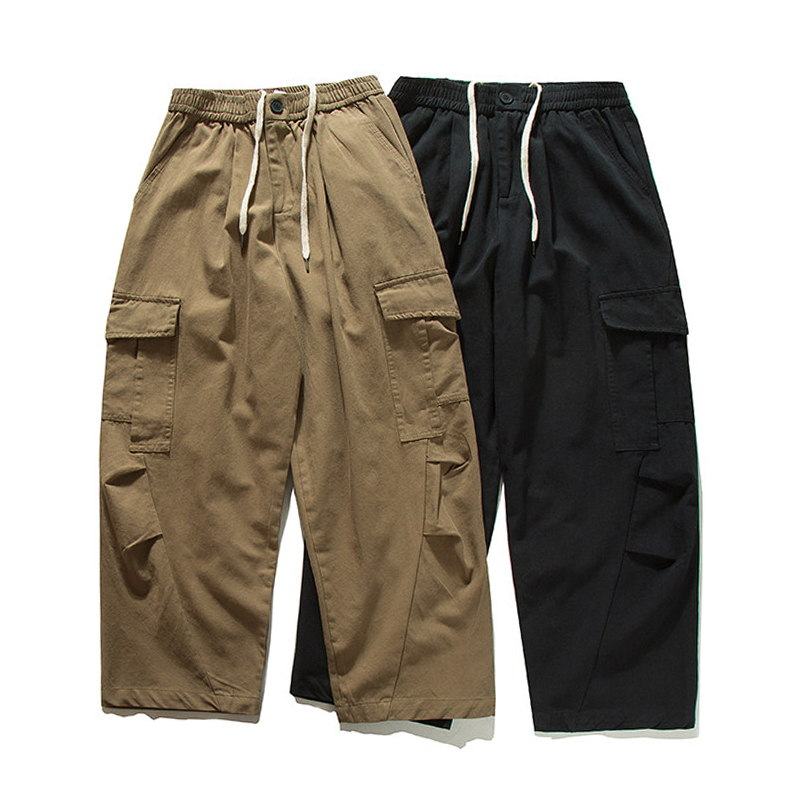 Men Streetwear Fashion Vintage - Cargo Pant Wide recension och pris