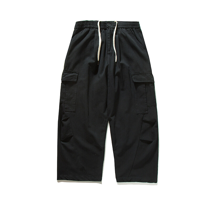 Men Streetwear Fashion Vintage - Cargo Pant Wide recension och pris