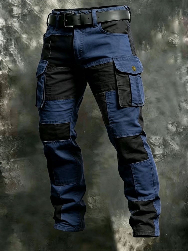 Cotton Men Cargo Pants Khaki C - Cargo Pant Wide recension och pris