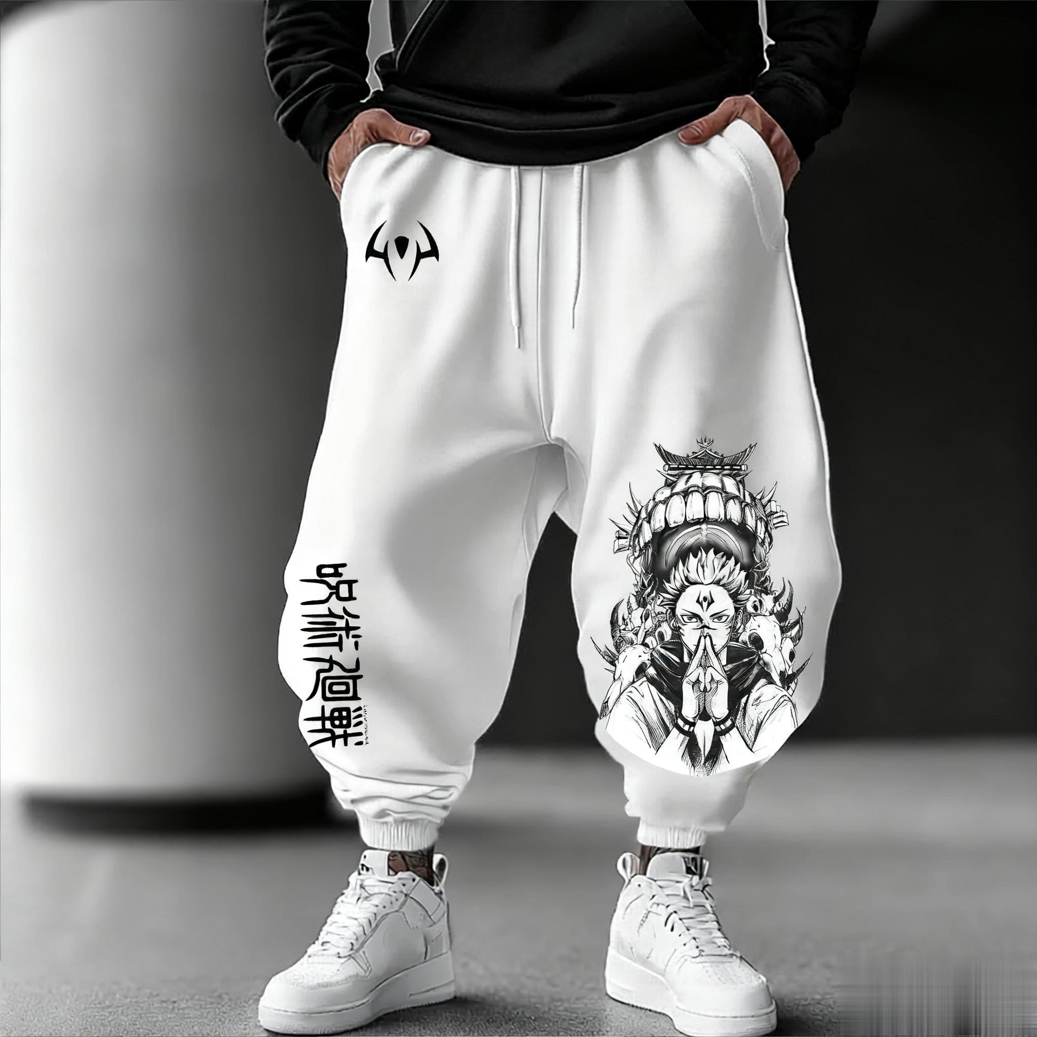Jujutsu Kaisen Men Jogging Pan - Street Fashion Japan recension och pris