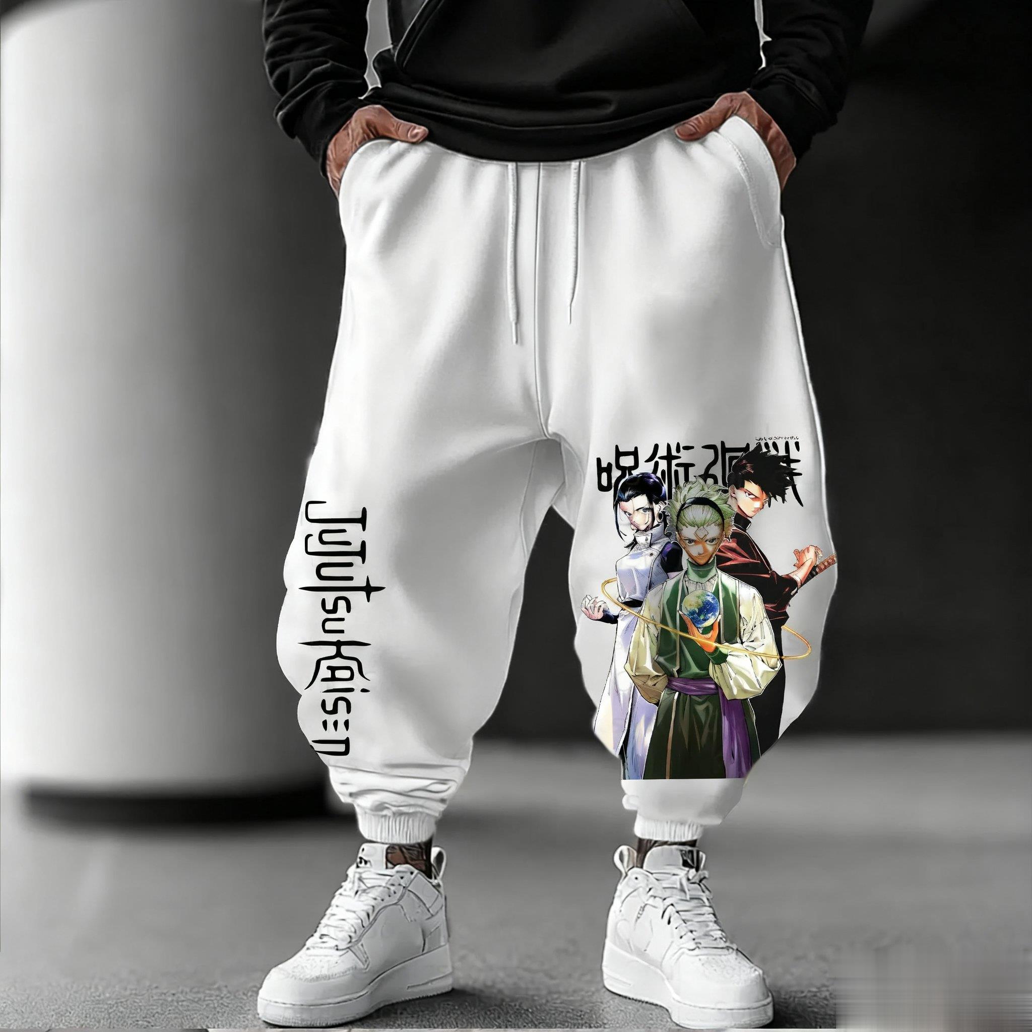 Jujutsu Kaisen Men Jogging Pan - Street Fashion Japan recension och pris