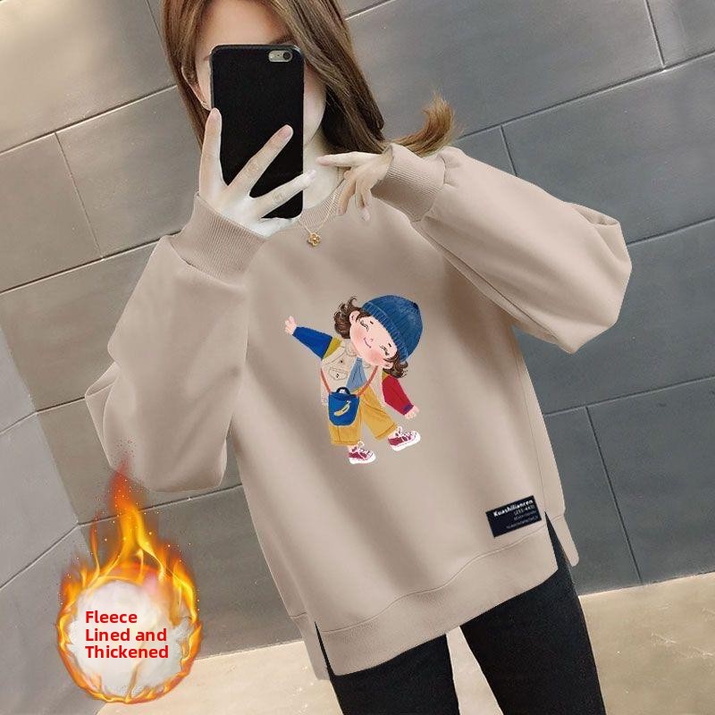 Thickened Fleece Oversize Loos - Oversized Crewneck Fleece recension och pris