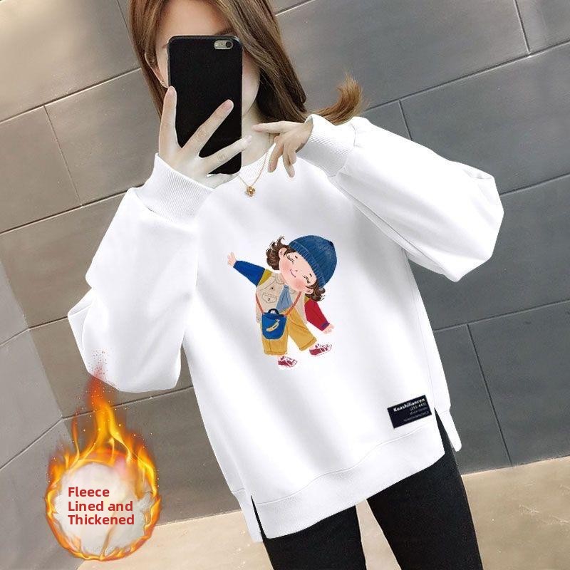 Thickened Fleece Oversize Loos - Oversized Crewneck Fleece recension och pris