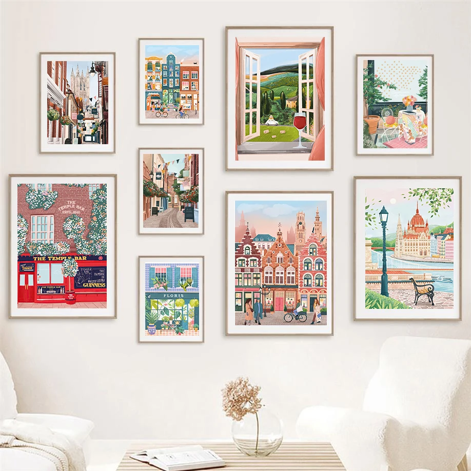 Coastal City Beautiful View Co - Street Fashion Poster recension och pris