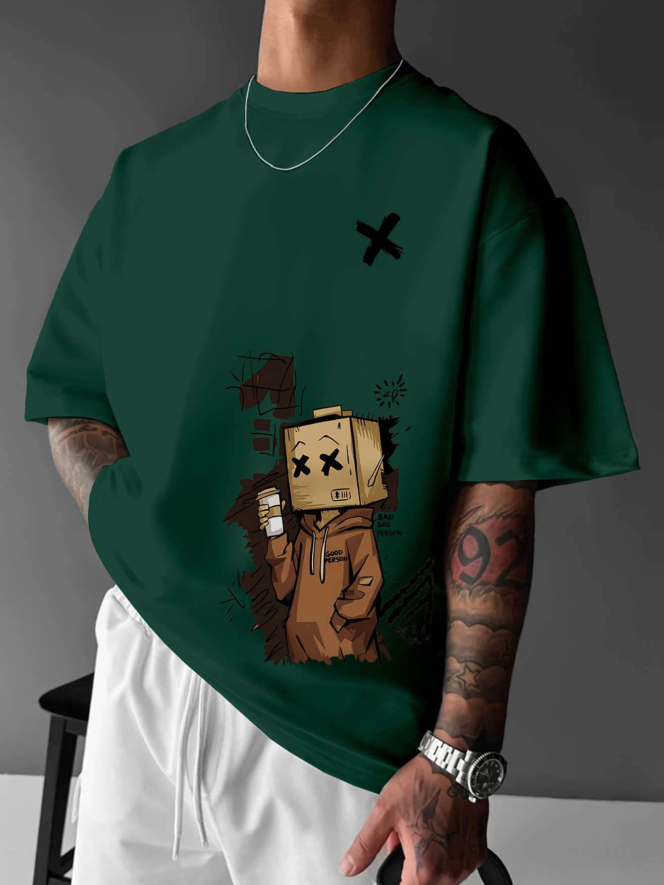 European and American Summer M - Street Fashion Graffiti recension och pris