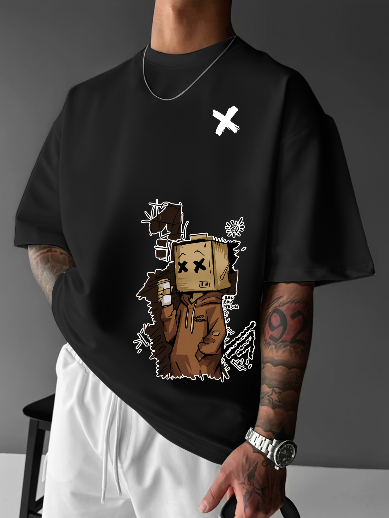 European and American Summer M - Street Fashion Graffiti recension och pris
