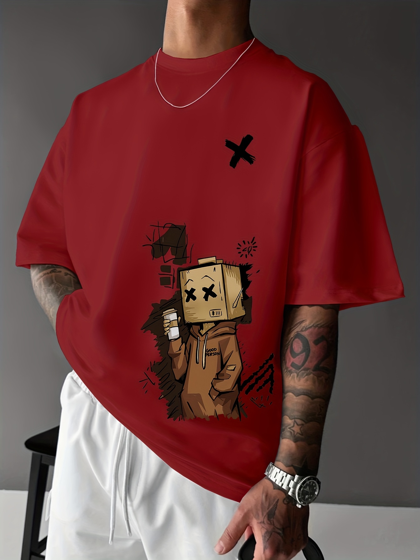 European and American Summer M - Street Fashion Graffiti recension och pris