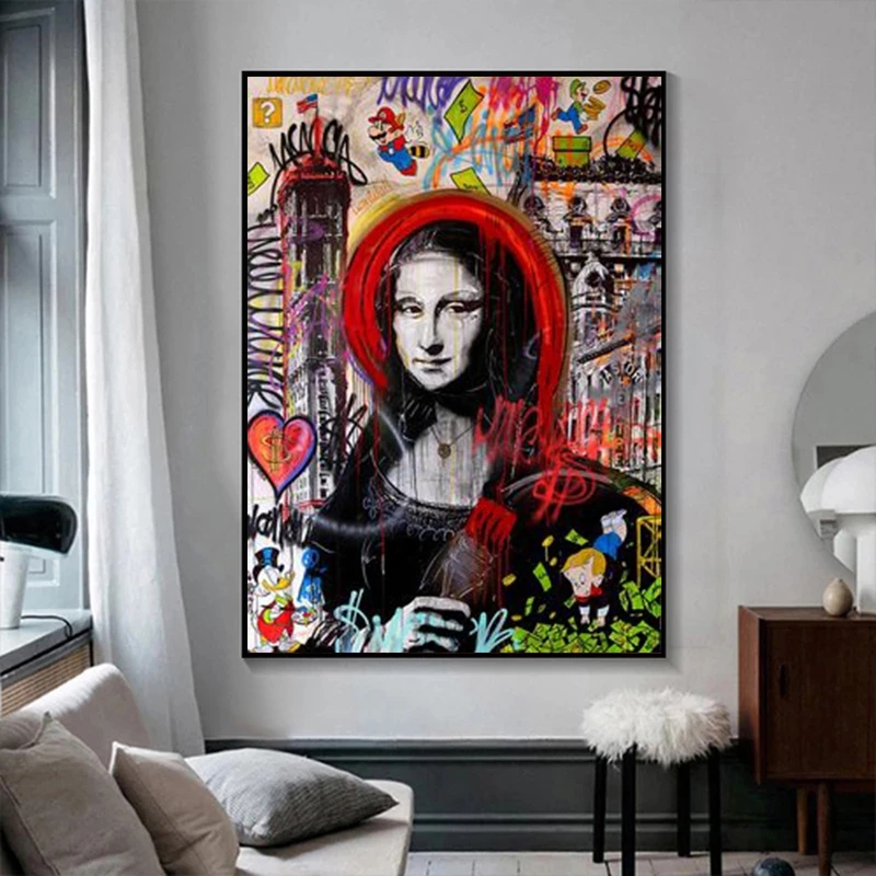 Modern Street Pop Art Mural Ba - Street Fashion Poster recension och pris
