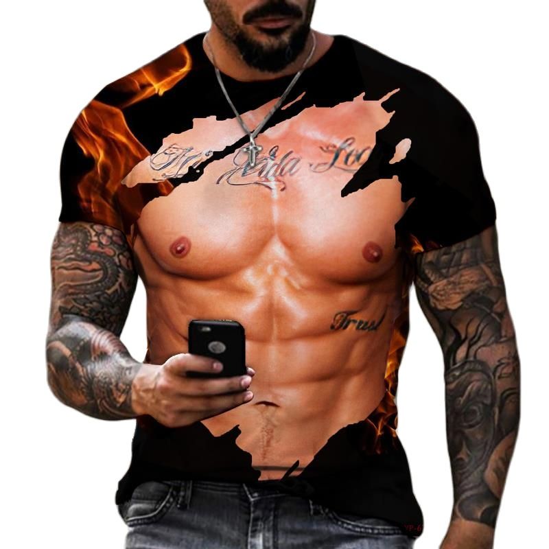 Summer Fashion Men's 3D Printe - Street Fashion Guys recension och pris