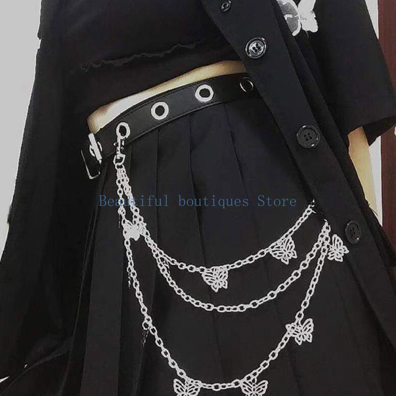U4LF 6pcs Pants Chain Women Mu - Street Fashion Reference recension och pris