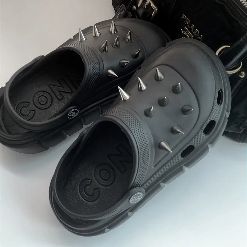 Y2K style Rivet Hole Shoes Wom - Street Fashion Trends recension och pris