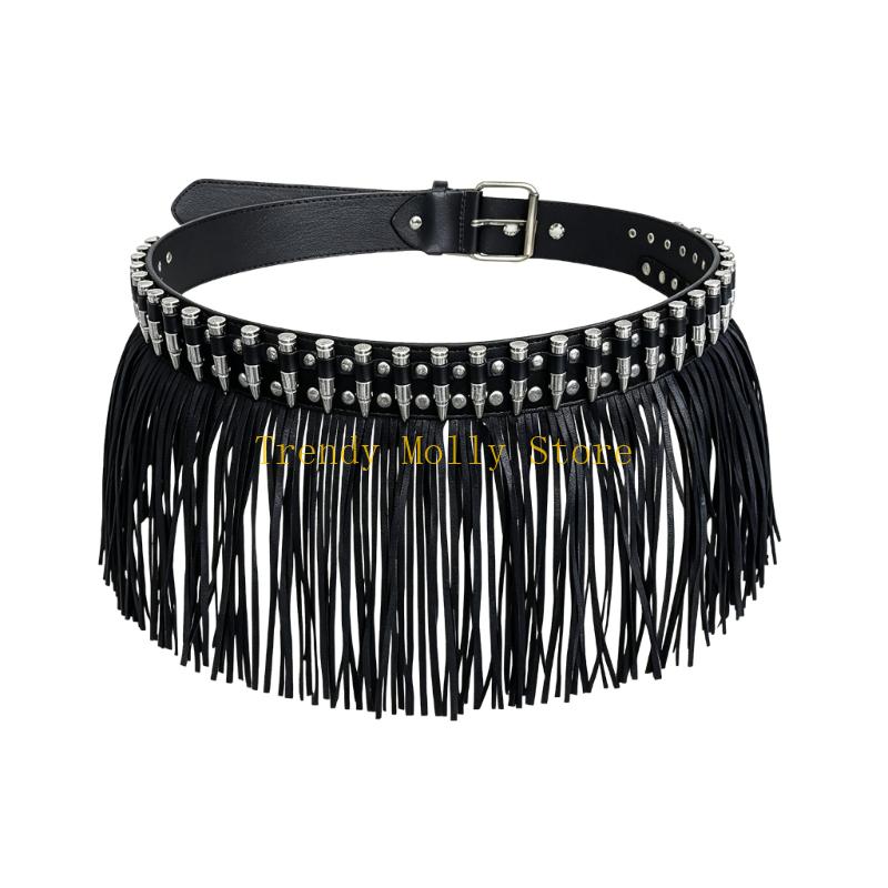 N5KB Edgy PU Leather Waist Bel - Street Fashion Reference recension och pris