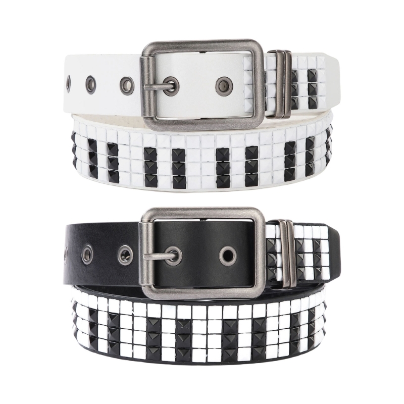 Piano Rivets Decorative Belt W - Street Fashion Reference recension och pris