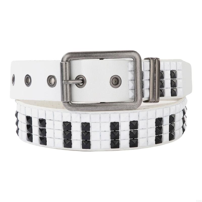 Piano Rivets Decorative Belt W - Street Fashion Reference recension och pris