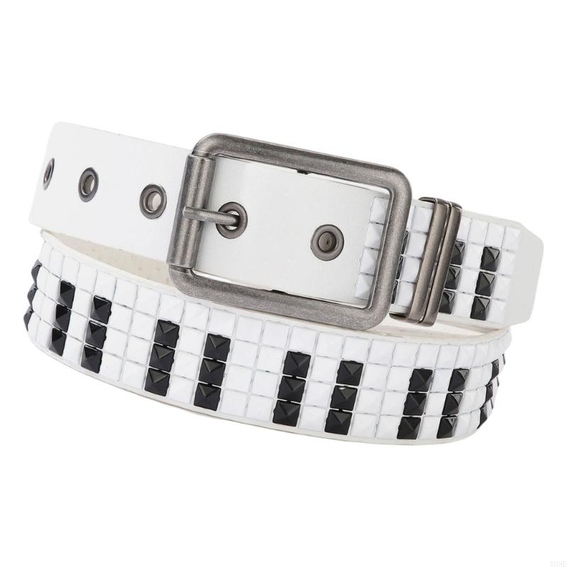 Piano Rivets Decorative Belt W - Street Fashion Reference recension och pris