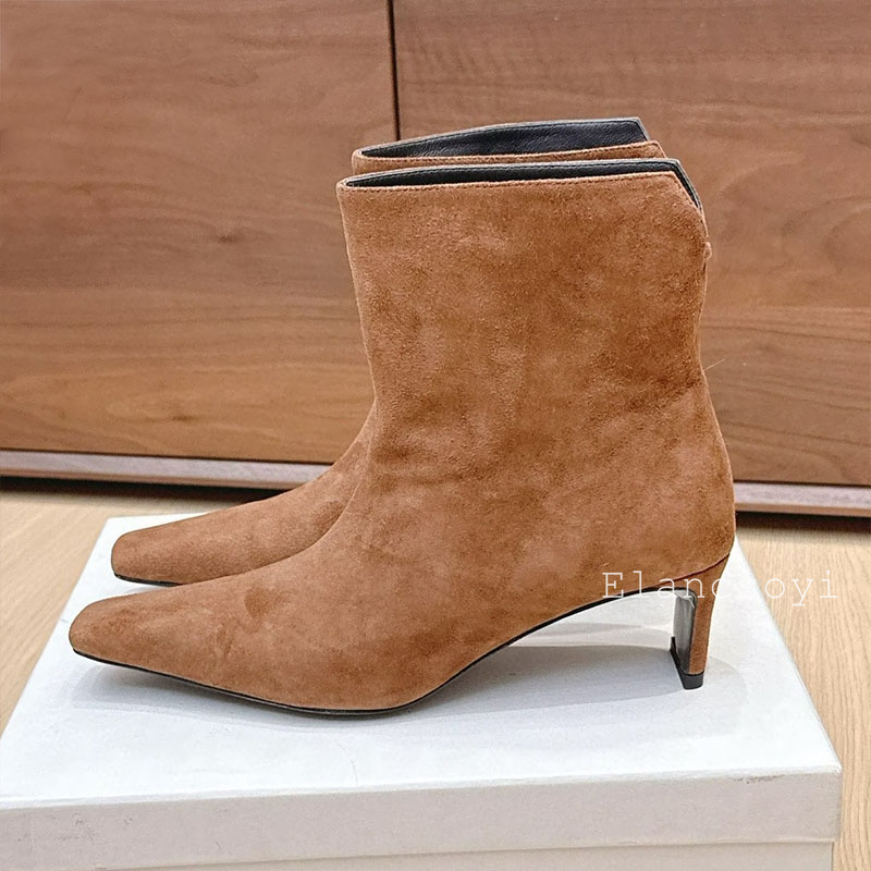 Short Boots Women Genuine Leat - Street Fashion Rome 2025 recension och pris