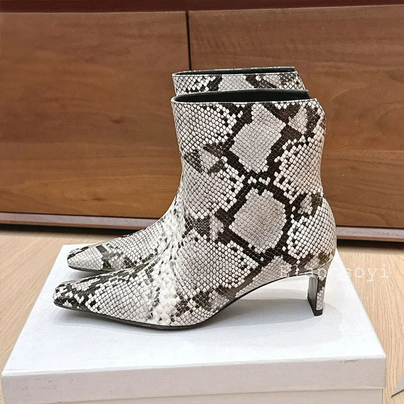 Short Boots Women Genuine Leat - Street Fashion Rome 2025 recension och pris