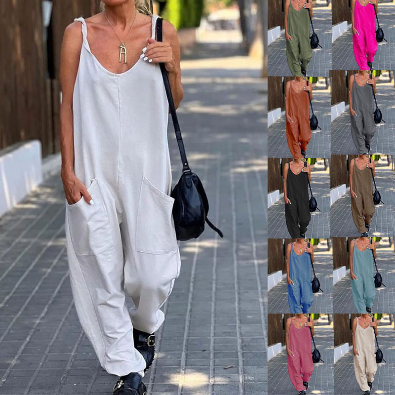 Jumpsuit Women's Solid Color L - Street Fashion England recension och pris