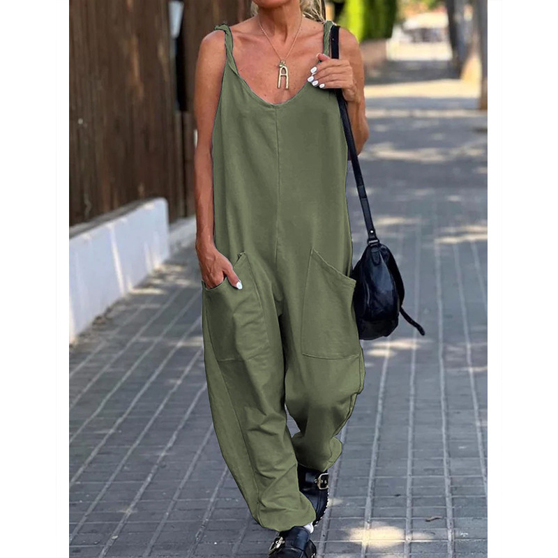 Jumpsuit Women's Solid Color L - Street Fashion England recension och pris