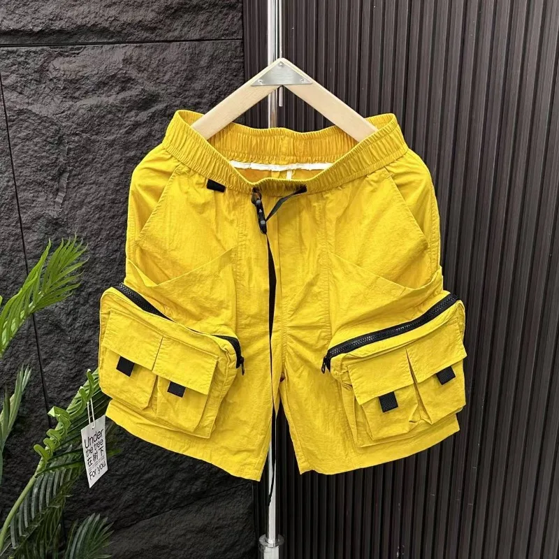 Solid Mens Cargo Shorts Loose  - Cargo Pant Wide recension och pris