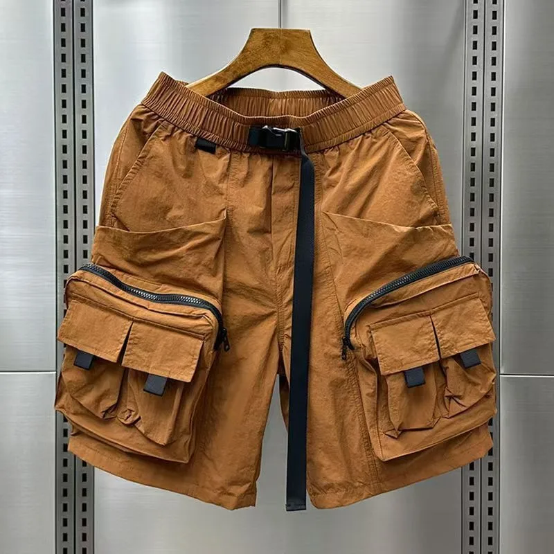 Solid Mens Cargo Shorts Loose  - Cargo Pant Wide recension och pris