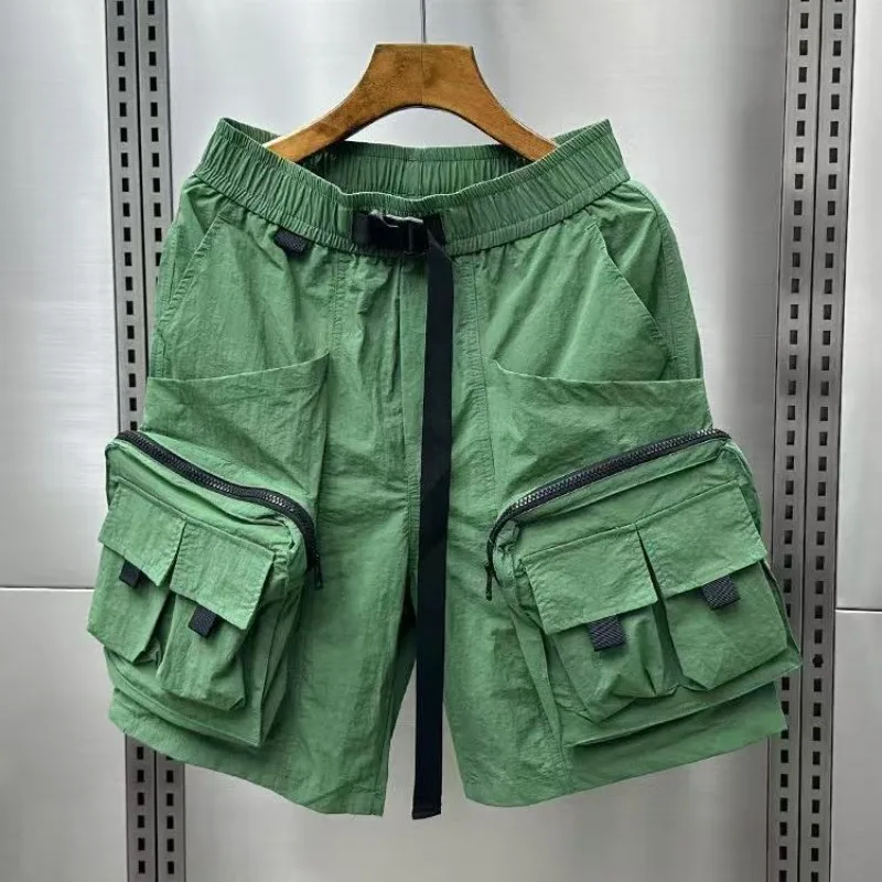 Solid Mens Cargo Shorts Loose  - Cargo Pant Wide recension och pris