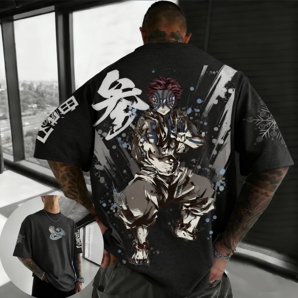 Summer Plus Size Demon Slayer  - Street Fashion Japan recension och pris