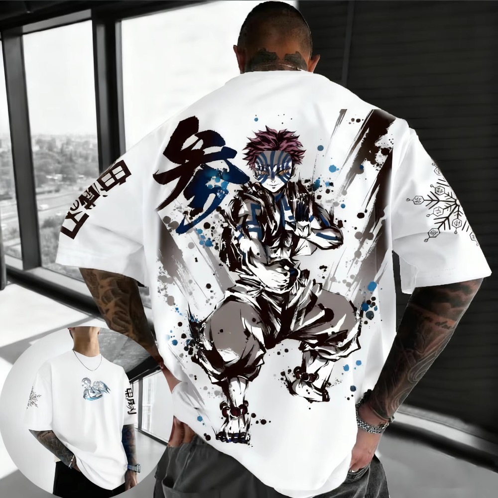 Summer Plus Size Demon Slayer  - Street Fashion Japan recension och pris