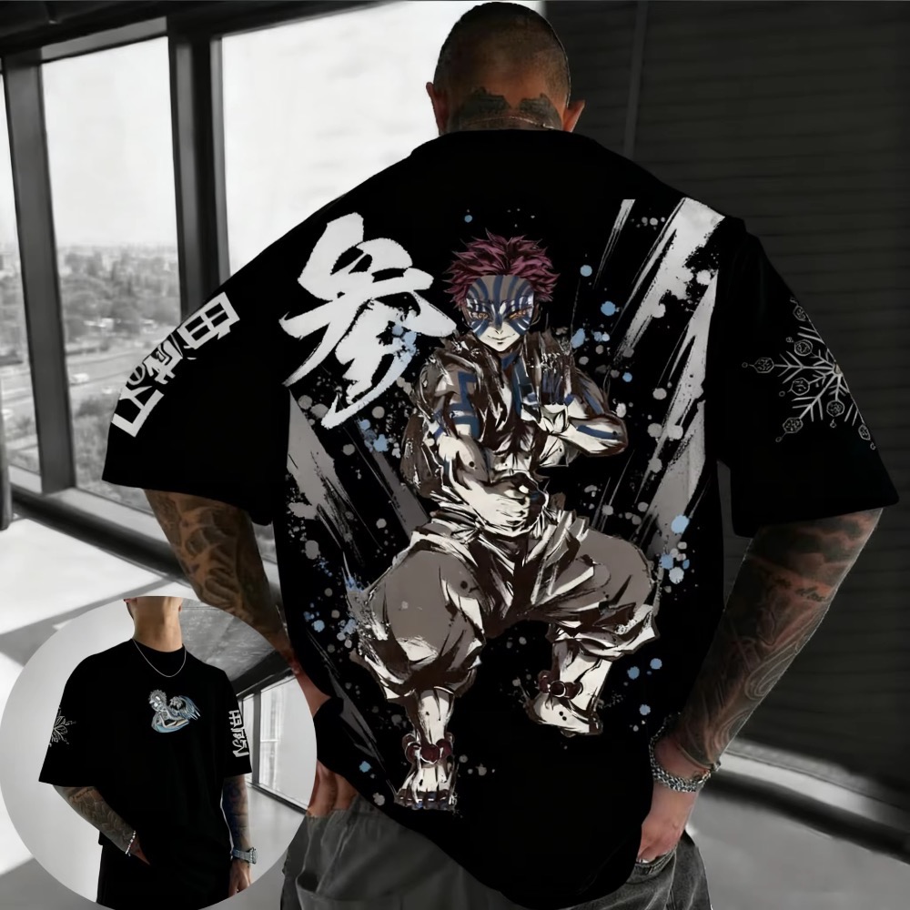 Summer Plus Size Demon Slayer  - Street Fashion Japan recension och pris