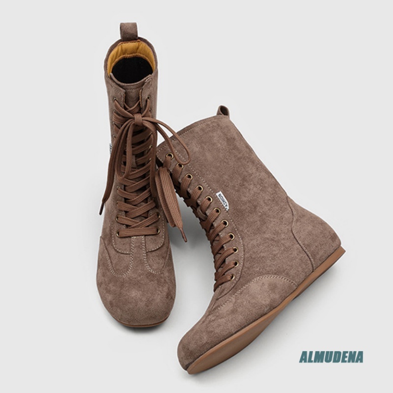 Men's Suede Mid-Calf Lace-Up B - Street Fashion Winter 2026 recension och pris
