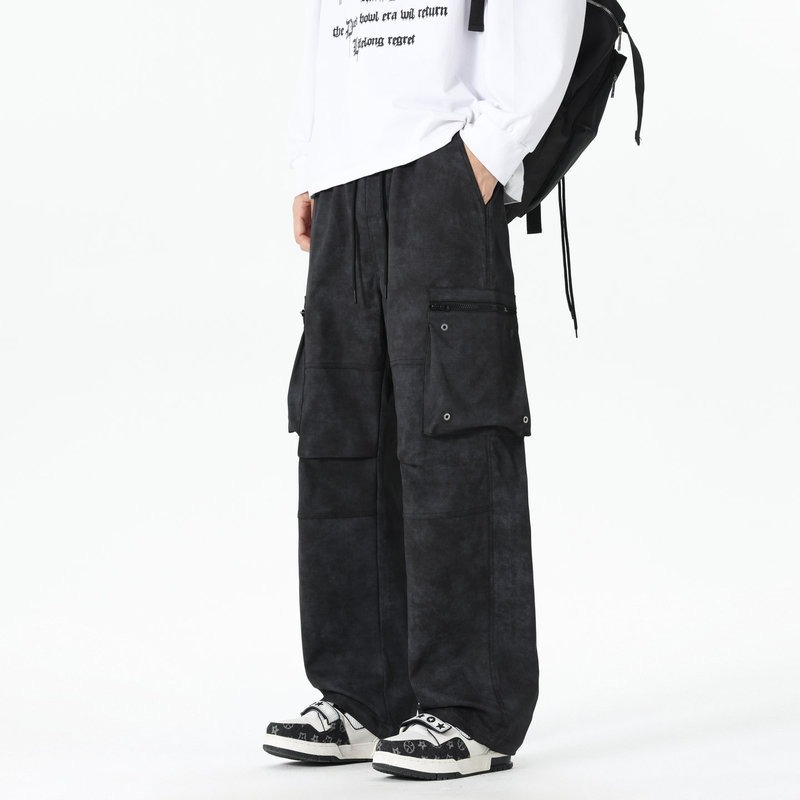 Men's Elastic High-waist Pocke - Cargo Pant Wide recension och pris