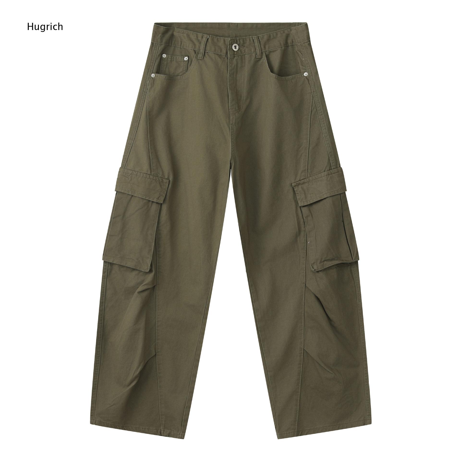 Men Army Green Big Flap Side P - Cargo Pant Wide recension och pris