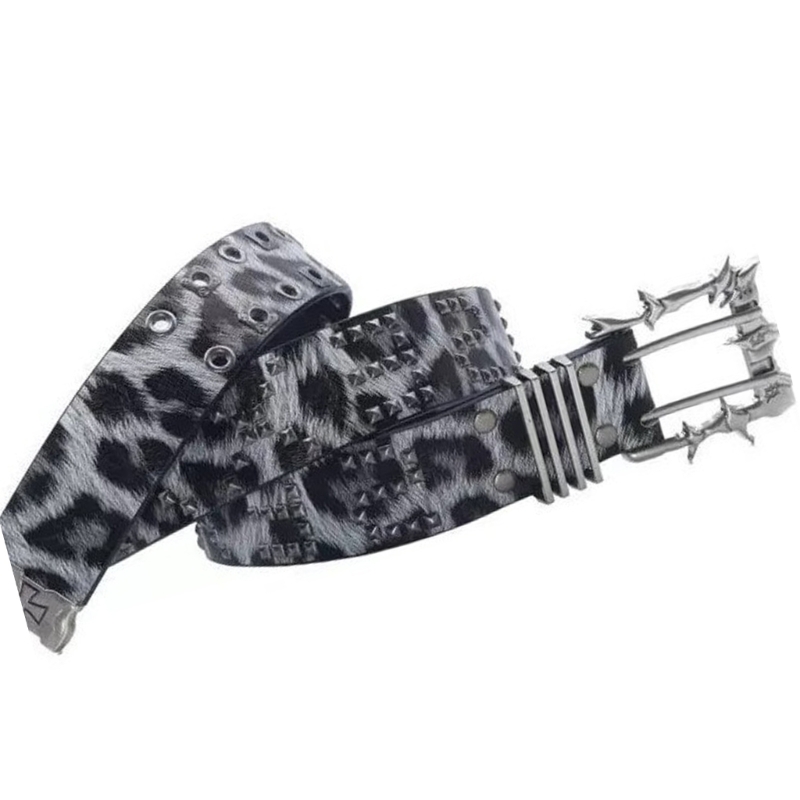 X5XA Cool Gray Leopard Print P - Street Fashion Reference recension och pris