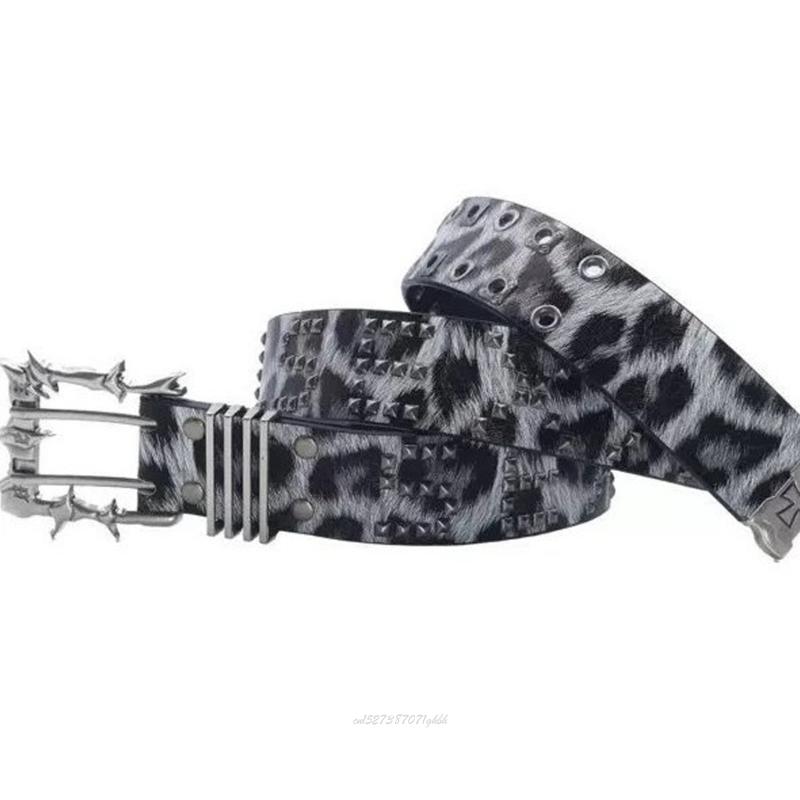 X5XA Cool Gray Leopard Print P - Street Fashion Reference recension och pris