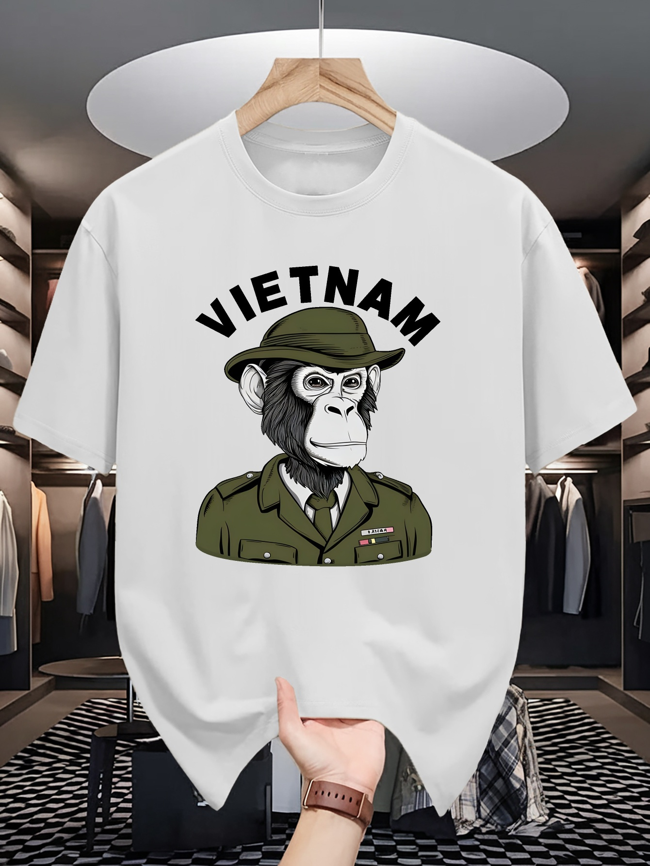 Men Cotton Tee Vietnam Militar - Street Fashion Vietnam recension och pris