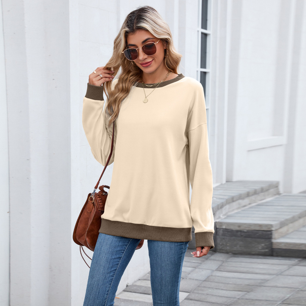 Women Fashion Loose Sweatshirt - Oversized Crewneck Fleece recension och pris