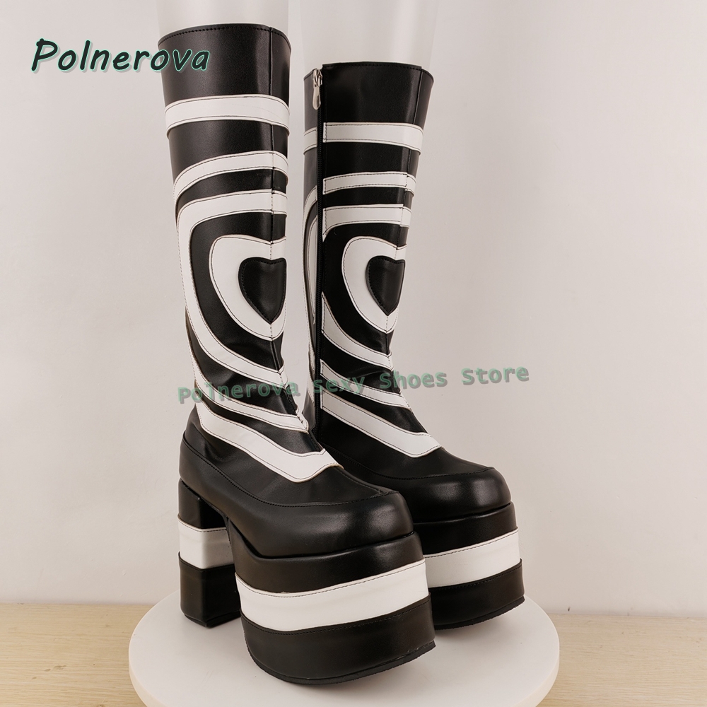 Heart Print Platform Fashion B - Street Fashion Trends recension och pris