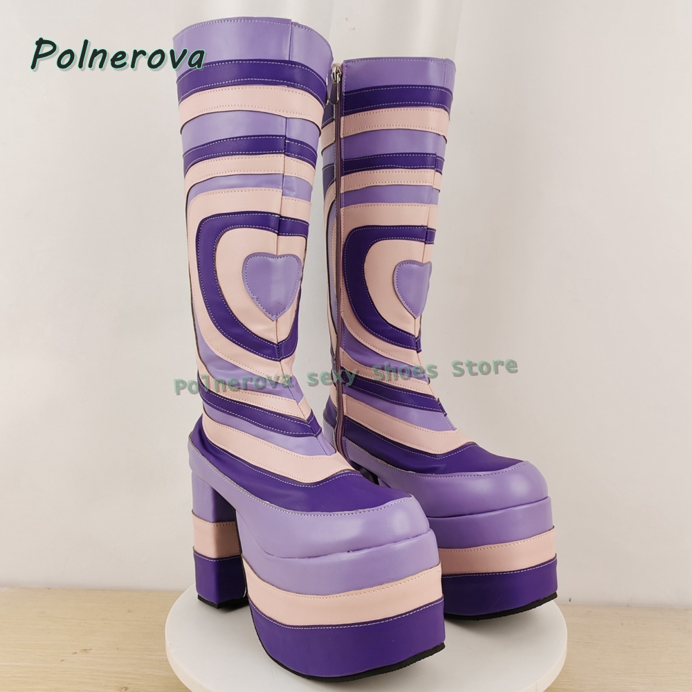 Heart Print Platform Fashion B - Street Fashion Trends recension och pris