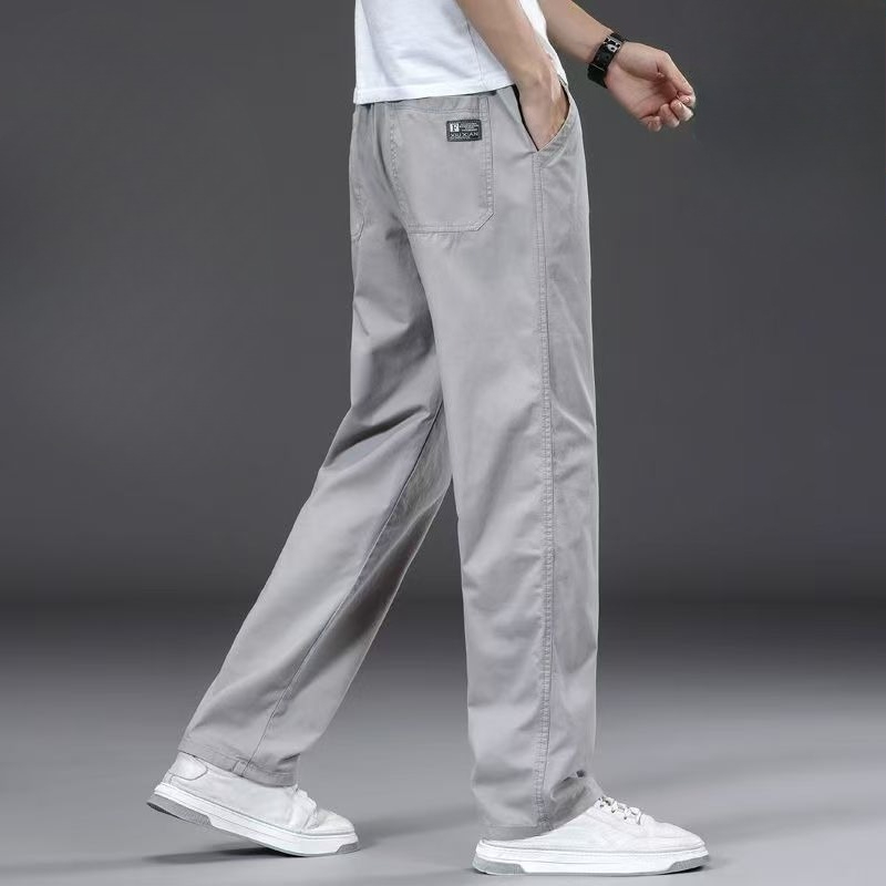 Mens 2026 Summer Thin Pure Cot - Cargo Pant Wide recension och pris