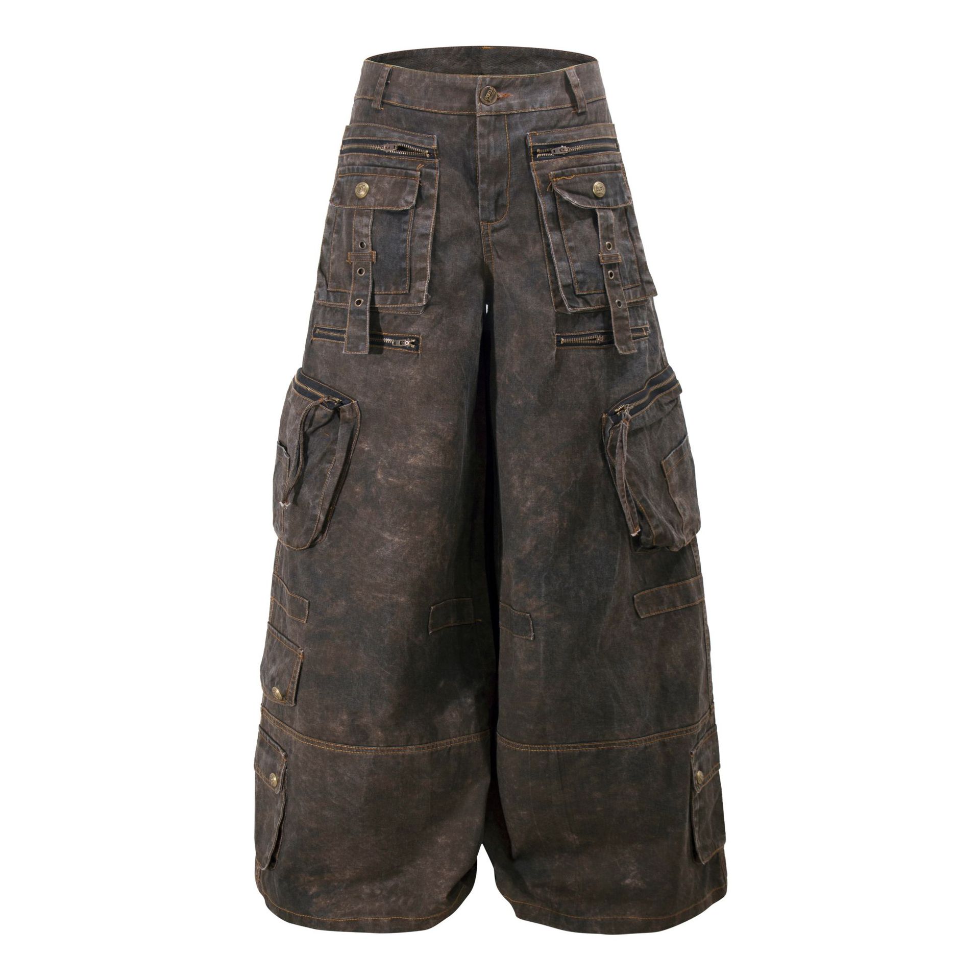 Grunge Techwear Wide Leg Cargo - Cargo Pant Wide recension och pris