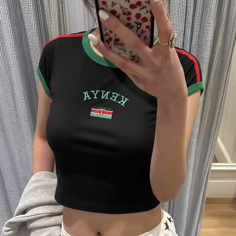 Kenya Printed Crop Top Y2K Sex - Street Fashion Kenya recension och pris