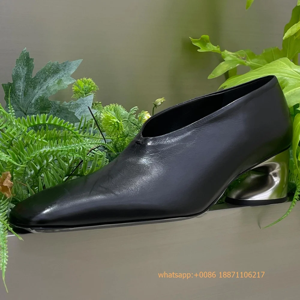 Genuine Leather Weird Heel Wom - Street Fashion Rome 2025 recension och pris