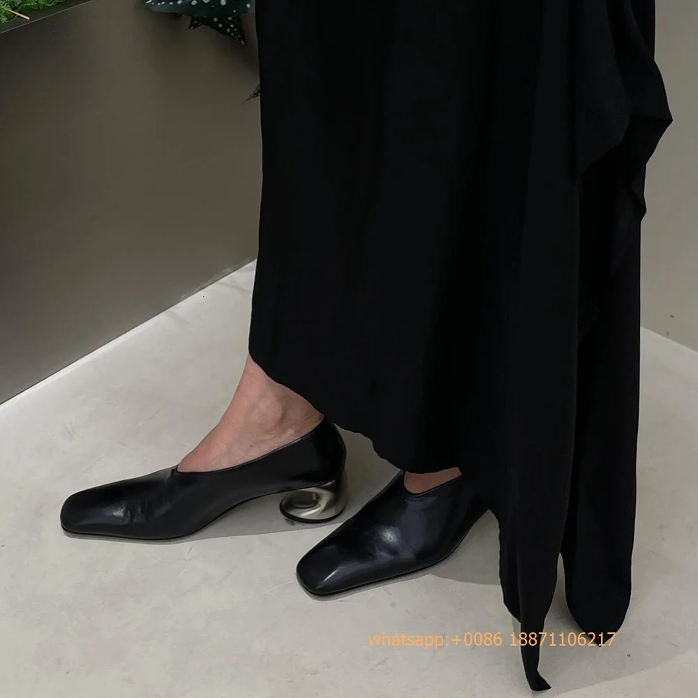 Genuine Leather Weird Heel Wom - Street Fashion Rome 2025 recension och pris