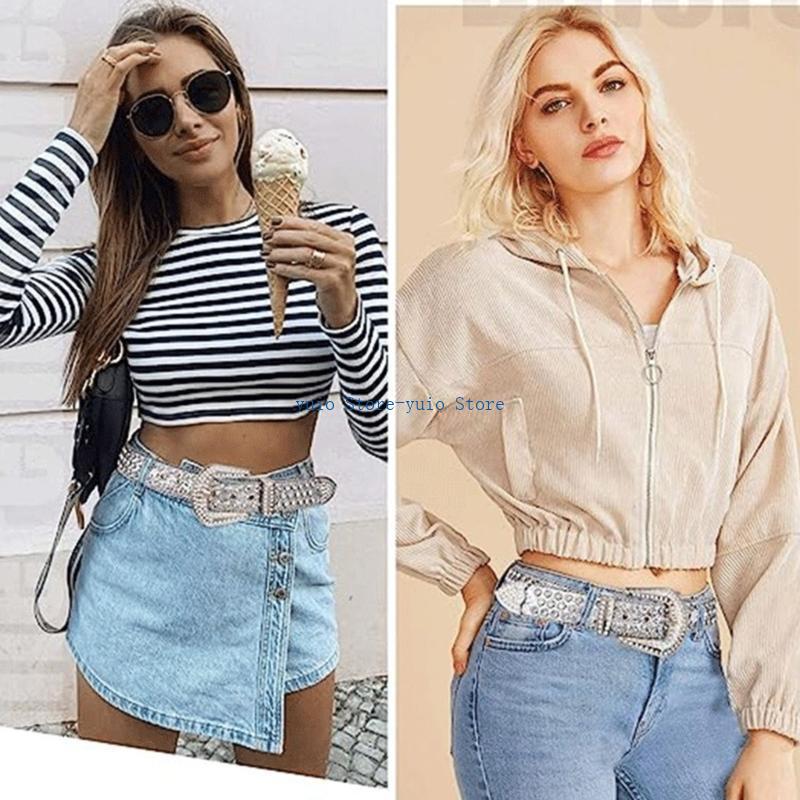 X7XB Blingbling Waist Belt for - Street Fashion Reference recension och pris